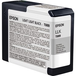 Epson T5809 Light Light Black 80ml Ink for 3880 001